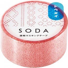 SODA 針織 透明紙膠帶 20mm