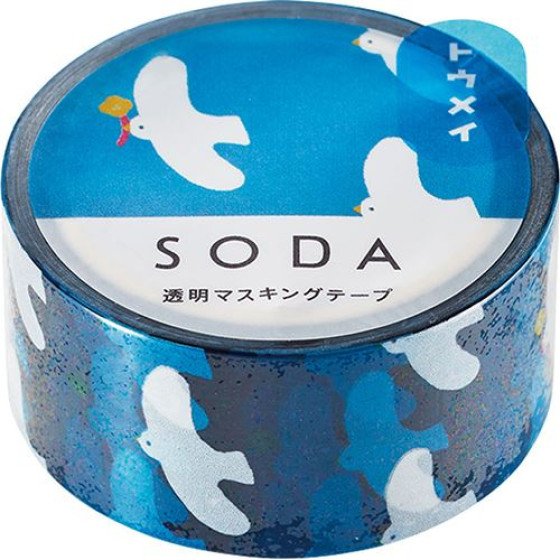 SODA 海鷗 透明紙膠帶 20mm