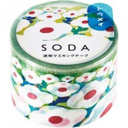 SODA 暖花園 透明紙膠帶 30mm